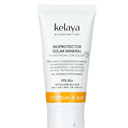 Kelaya- bioprotector solar mineral facial con color